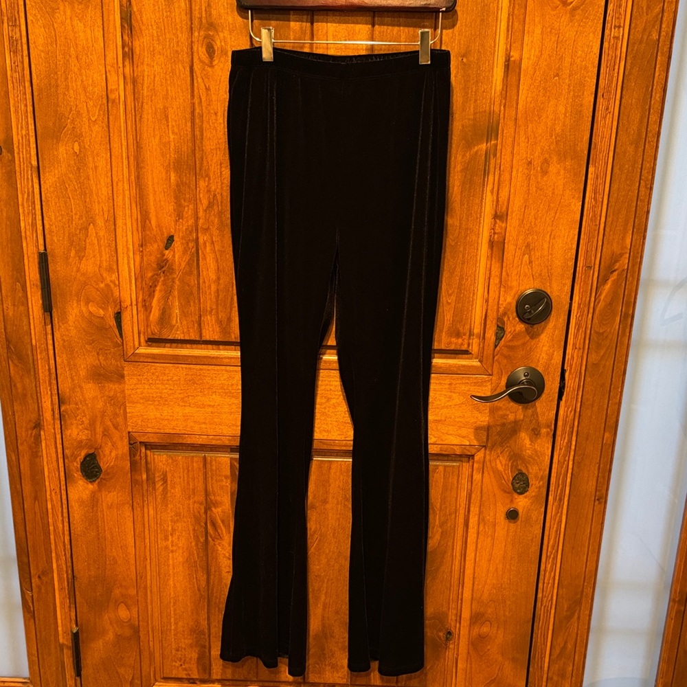 SHEIN Black Velvet Pants